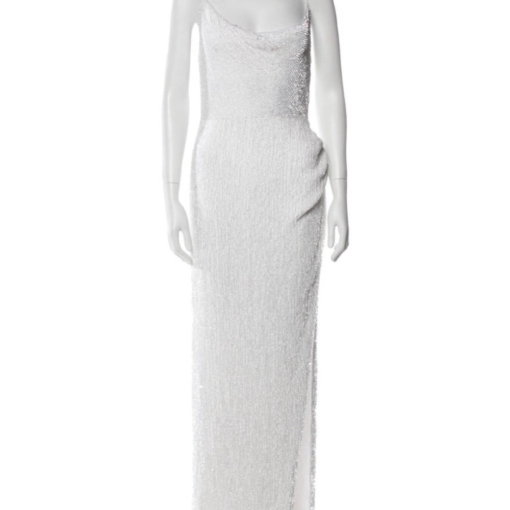 Rétrofête White Evening Dress - L